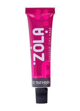 Zola база для фарбування брів із колагеном, 07 tint mixer, 15 мл