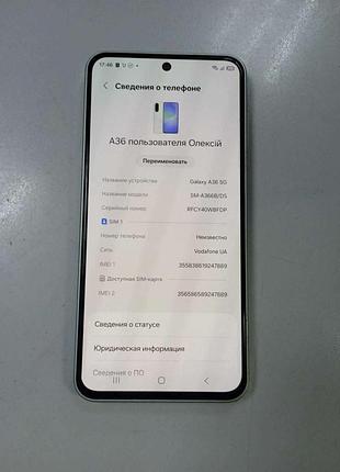 Мобильный телефон смартфон б/у samsung galaxy a36 5g 6/128gb (sm-a366b/ds)
