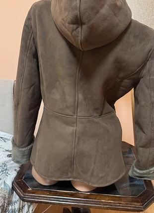 Демісезонна / зимова куртка zara basic капюшоном 6