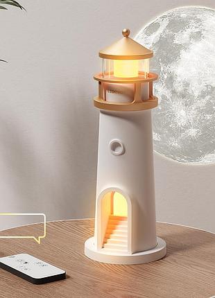 Нічний маяк з проекцією місяця lighthouse проектор місяця з акумулятором