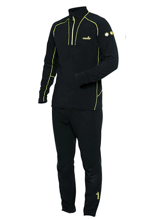 Тактическое термобелье зсу микрофлисовое norfin nord. цвет черный цвет. размер xl