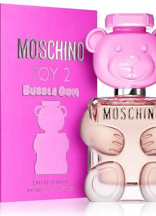 Женская туалетная вода moschino toy 2 bubble gum 100 мл