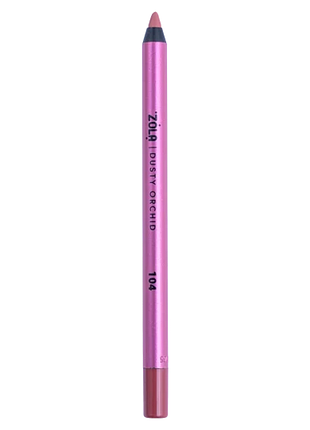 Гелевий олівець для губ zola 104 dusty orchid — рожево-коричневий