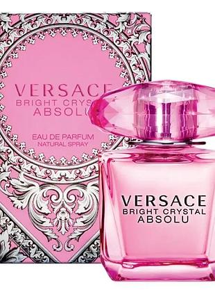 Женская туалетная вода versace bright crystal absolu 90 мл с магнитной лентой