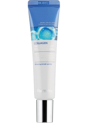 Сыворотка-роллер для кожи вокруг глаз farm stay collagen water full moist rolling eye serum с коллагеном 25 мл
