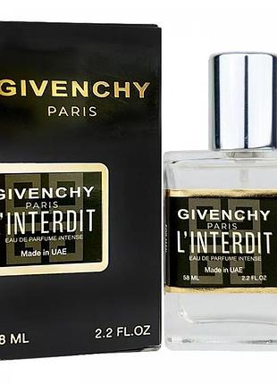 Givenchy linterdit eau de parfum intense perfume newly женский 58 мл