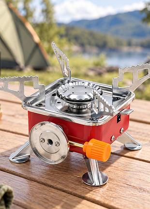 Портативная газовая плита portable card type stove k-202