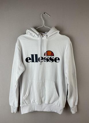 Худі жіночий ellesse білий з логотипом