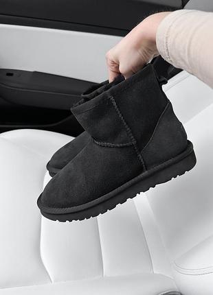 Жіночі черевики ugg mini black 4