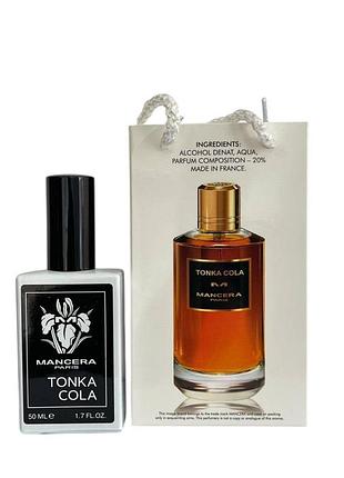 Парфуми унісекс mancera tonka cola — travel perfume 50ml