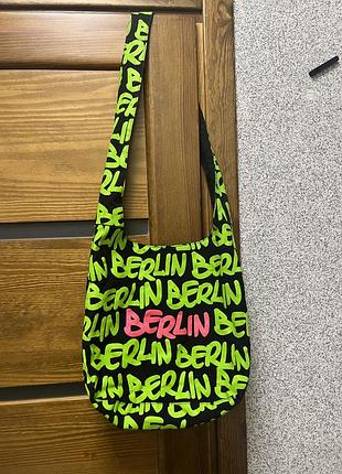 Полотняна жіноча сумка торба robin ruth berlin