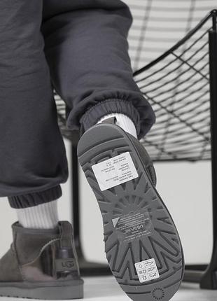 Женские ugg ultra mini grey 2