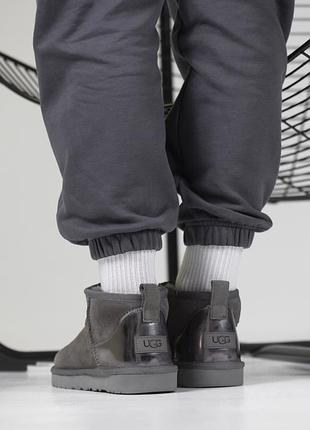 Женские ugg ultra mini grey 3