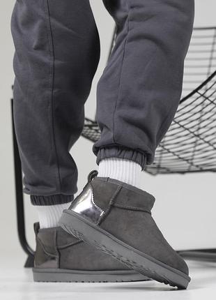 Женские ugg ultra mini grey 5