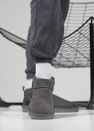 Женские ugg ultra mini grey 6