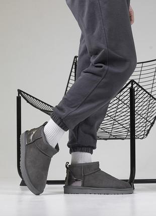 Женские ugg ultra mini grey 7