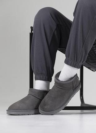 Женские ugg ultra mini grey 9