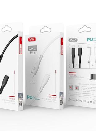 Кабель для заряджання usb cable xo type-c to lightning (nb122) pd зелений