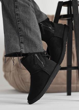Женские ugg zip mini black 2 zip 5