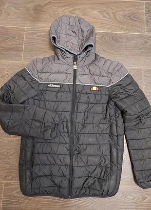 Куртка чоловіча ellesse стьобана чорна, сіра s