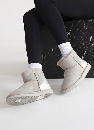 Жіночі ugg zip mini light grey chromium 1 zip 39