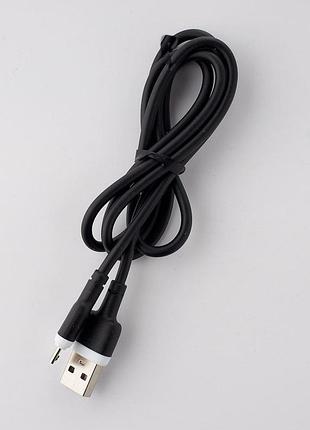 Кабель для заряджання usb cable dc micro (cl-210) чорний 4