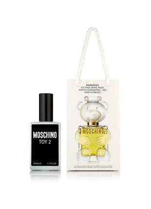 Женский парфюм moschino toy 2 - travel perfume 50ml