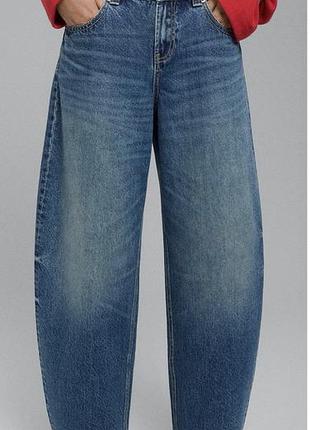 Джинси barrel fit stradivarius 3