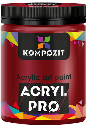Краска художественная acryl pro art kompozit 430 мл, 256 кадмий красный