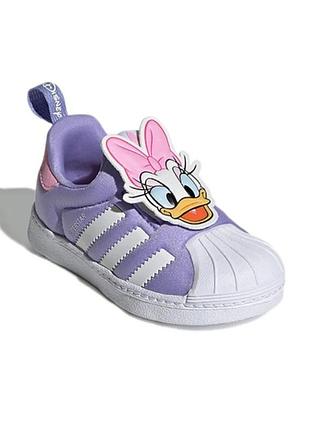 Кросівки для дівчаток adidas superstar 360 з дейзі дак