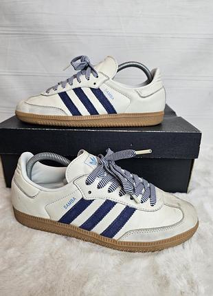Шкіряні кросівки adidas samba 38 розмір