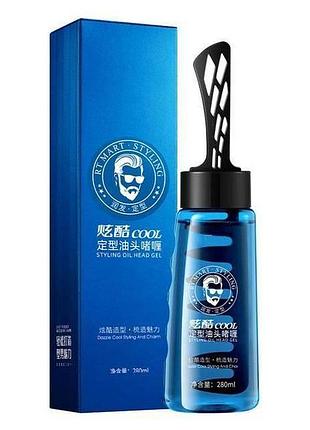 Гель-стайлинг для укладки волос и бороды veze cool styling oil head gel 280 ml