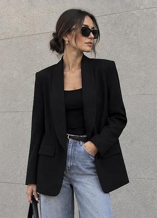 Стильний чорний піджак shein 🖤