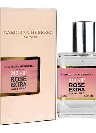 Carolina herrera 212 vip rose extra perfume newly женский 58 мл