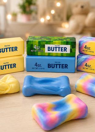 Игрушка-антистресс «масло» / сквиш butter 14 см