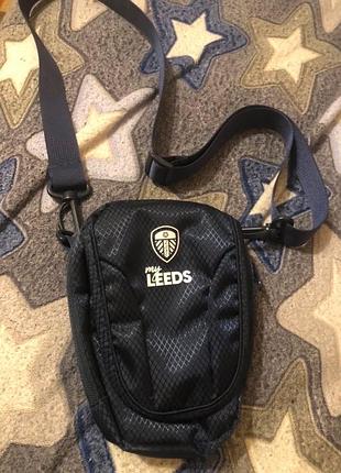 Сумка чоловіча leeds чорна