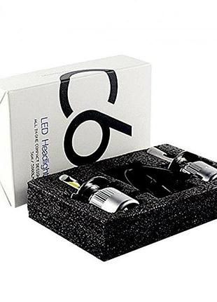 Комплект led ламп c6 18 вт h1 4