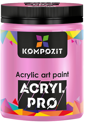 Краска художественная acryl pro art kompozit 430 мл, 213 розовый основной