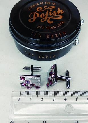 Запонки ted baker с кристаллами 10