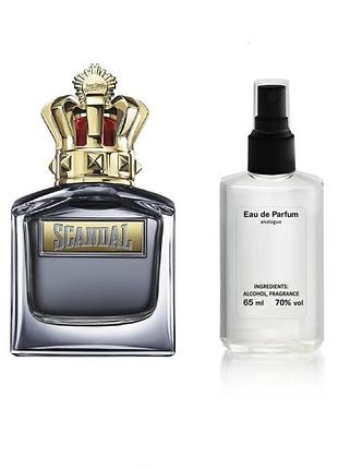 Мужской парфюм jean paul gaultier scandal pour homme - parfum analogue 65ml