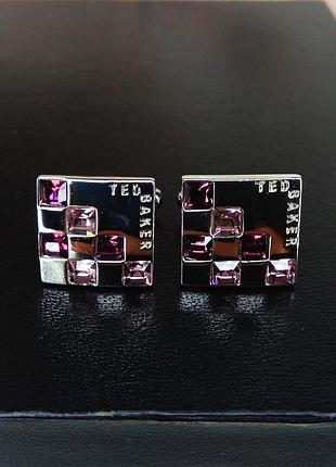 Запонки ted baker с кристаллами 7