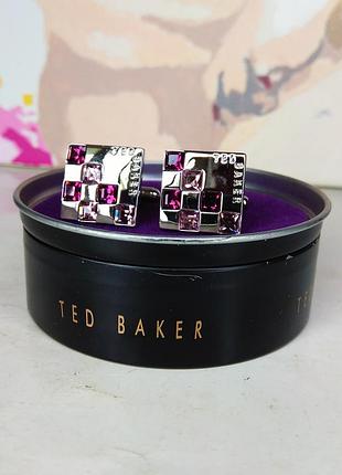 Запонки ted baker с кристаллами