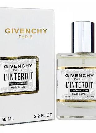 Givenchy linterdit tubereuse noire perfume newly женский 58 мл