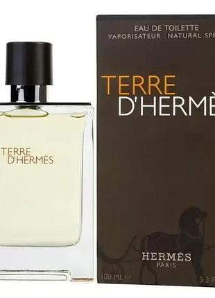 Чоловіча туалетна вода terre d'hermes 100 мл