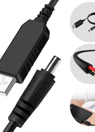 Кабель для роутера usb 12v перетворювач живлення від повербанку 2