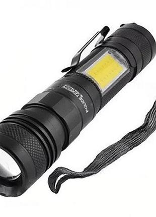 Ручний ліхтарик bl 19 t6 usb micro