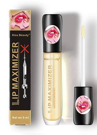 Блеск для увеличения обьёма губ lip maximizer "инъекция красоты" 5 мл