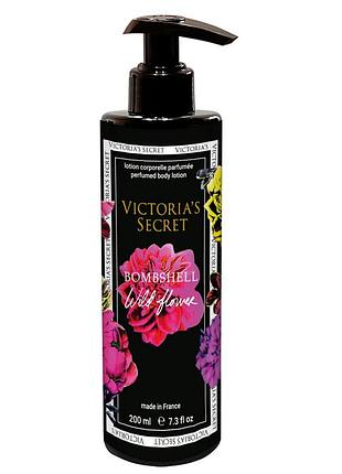 Парфумований лосьйон для тіла victorias secret bombshell wild flower brand collection 200 мл