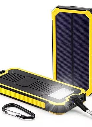 Бронированный солнечный power bank solar 20000 mah 2xusb