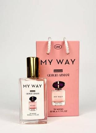Мініпарфуми giorgio armani my way intense 50 мл (армані мая вей інтенс)
